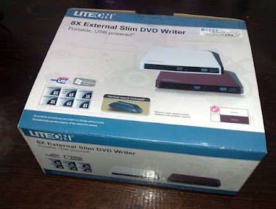 [3C]LiteOn 外接薄型8x DVD燒錄機開箱！ - 阿祥的網路筆記本