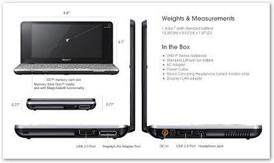 [NB]高貴又貴的SONY小筆電系列：VAIO P正式公開！ - 阿祥的網路筆記本