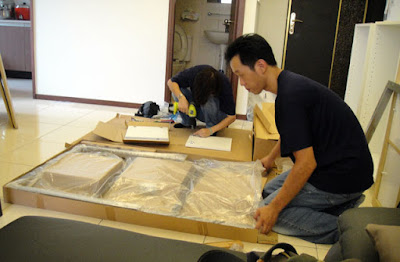 [Home] 新居家具進場之二：餐桌椅/書櫃/櫥櫃…外加熱水器！ - 阿祥的網路筆記本