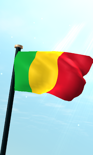 Mali Flag 3D Free Wallpaper