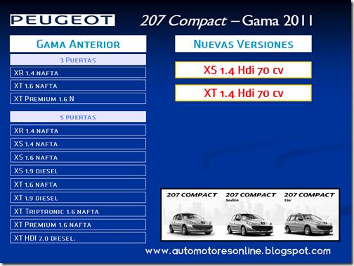 Peugeot 207 Compact 1.4 HDI. Lanzamiento.