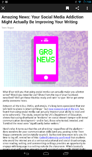 【免費新聞App】Teen Girls - Reader-APP點子