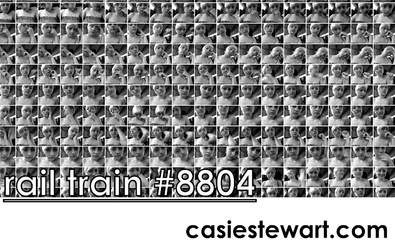 420 consecutive photos one train ride