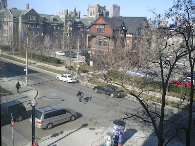A shot from Bahen Center at University of Toronto - St. George and Russel Street