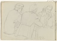 Vrouwen rond tafel op zondag