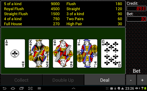 Video Poker Free