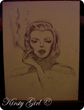 Marilyn monroe sketch