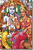 Lord Rama with His wife Sita