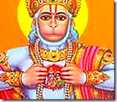 Hanuman always thinking of Sita and Rama