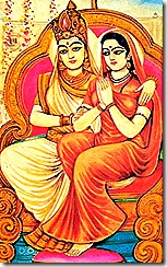 Bhumi Devi with Sita Devi
