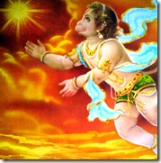 Hanuman reaching for the sun