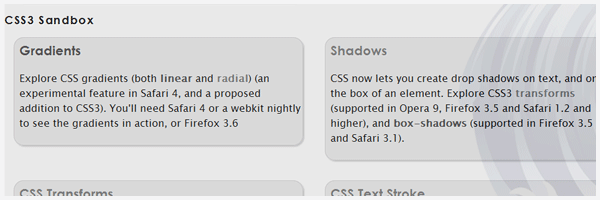 CSS3-Sandbox