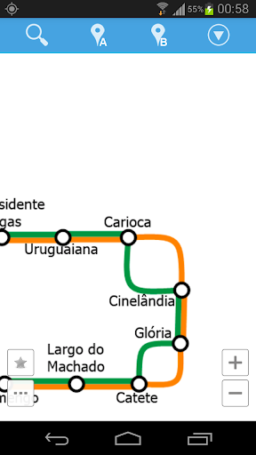 Rio de Janeiro Metro Map