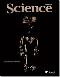 Imagem 10: capa da Science sobre Ardi.