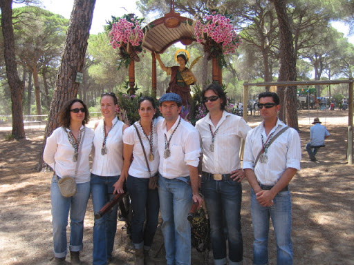 Representantes de la Hermandad de la Roda de Andaluc&iacute;a.