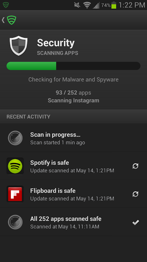 Lookout Security & Antivirus - screenshot