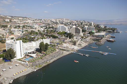 Tiberias is a city on the western shore of the Sea of Galilee (also called the Kinneret) in Israel. 