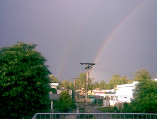 Pretty Raimbow. There are two of them if you see closely.
