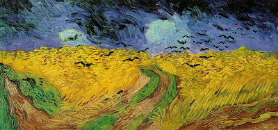 vincent van gogh, wheat field with crows, 1890