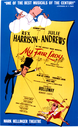 my fair lady, musical poster