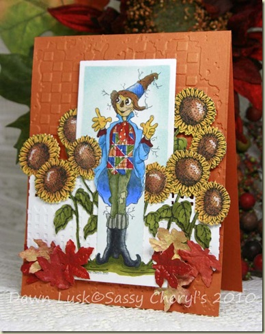 Aug31 Sunflower Scarecrow