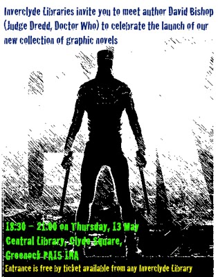Greenock Public Library comics poster