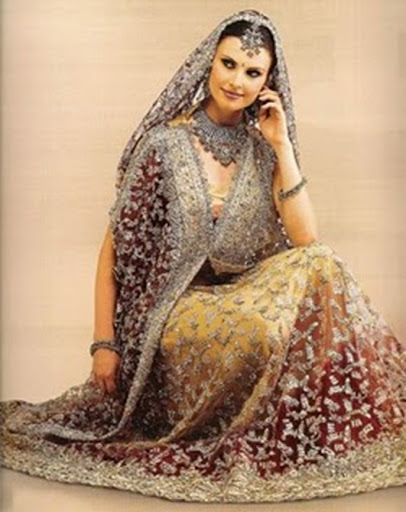 TAGS GoldenBrown wedding dress Indian Lehnga Pakistani dress Girls 