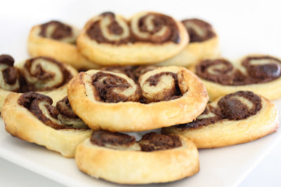 close-up photo of Nutella Palmiers