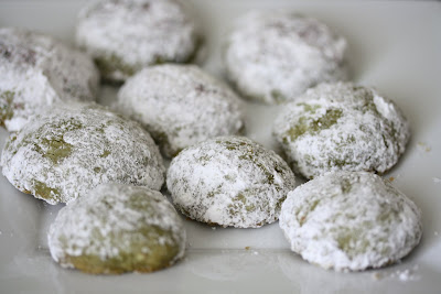 photo of Green Tea Almond Russian Tea Cakes