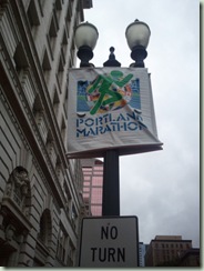 portland marathon sign