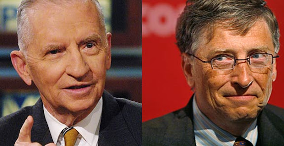 Dumb business decisions / Ross Perot, left, and Bill Gates © Alex  Wong/Newsmakers/Getty Images; Mustafa Quraishi/AP