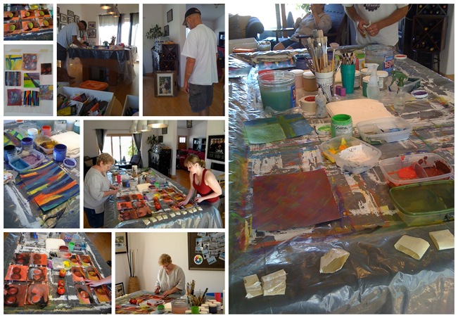 Painting Day Collage