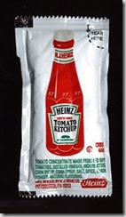 heinz ketchup packet