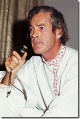 Tim Leary with mic