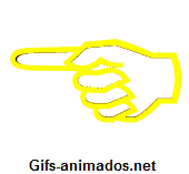 mão indica esquerda