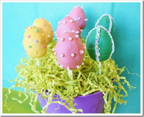 Easter Egg Brownie Pops 2