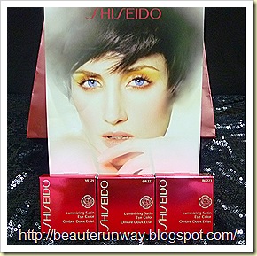 Shiseido spring luminizing eye colours