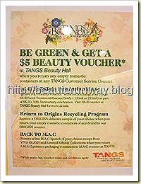 tangs recycling programme