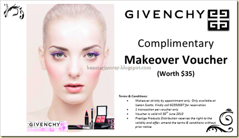 givenchy X beaute runway collaboration