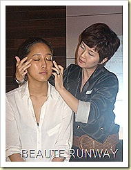 Clinelle Eye Care application and massage of Eye Bright 2