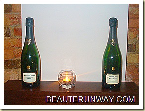 Bollinger champagne at Aston Martin Club Lounge Singapore