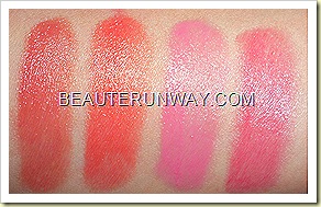 Clinique Chubby Sticks Swatches - Whole Lotta Honey, Mega Melon Wopping’ Watermelon, Super Strawberry