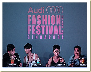 during the Audi Fashion Festival Model Casting Party on April 20, 2011 in Singapore.