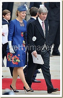 LADY HELEN TAYLOR WORE JIMMY CHOO 247 GLASS IN NAVY PATENT