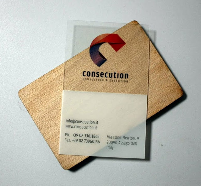 clear plastic business cards