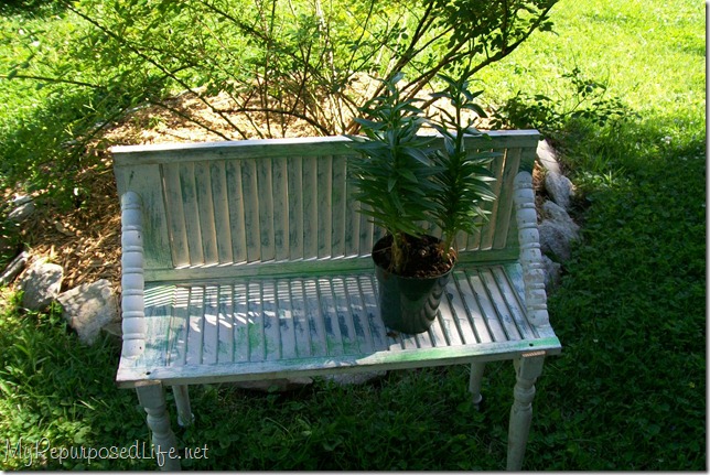 shutter plant bench