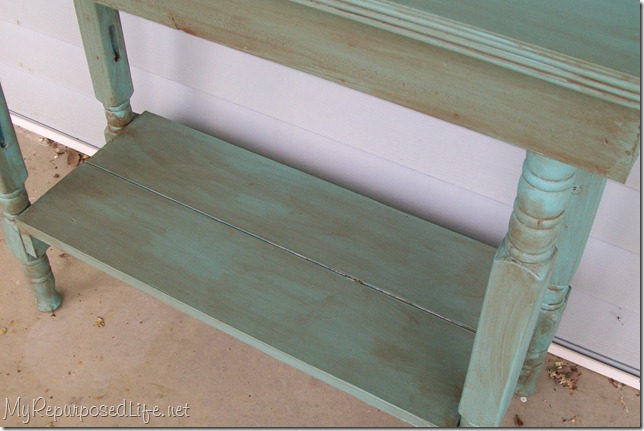 My Repurposed Life-How to Make a Table from Crib Parts