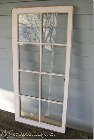 repurposed window (cabinet)
