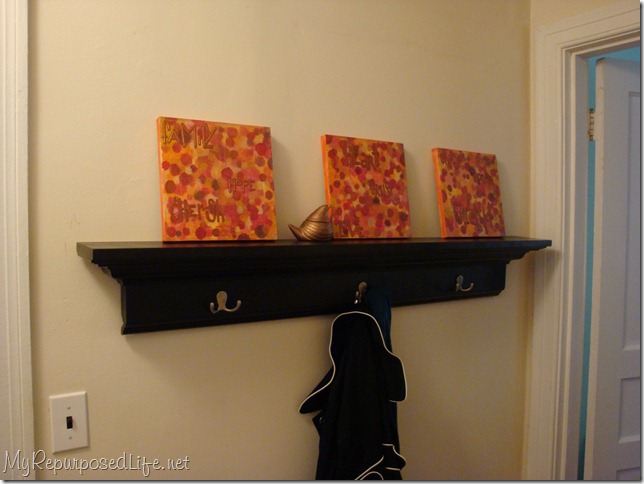 coat rack wall shelf
