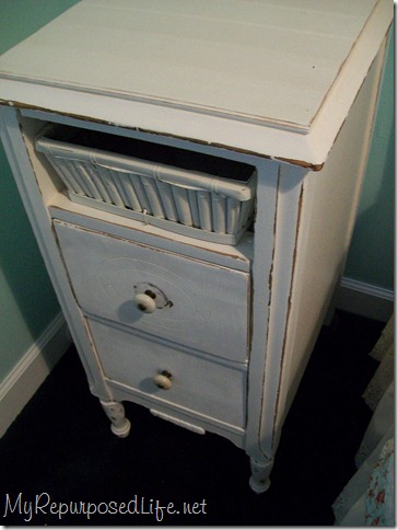 white distressed nightstand distressed nightstand